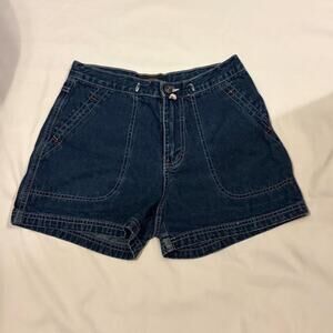 Route 66 blue denim shorts